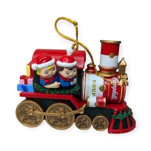 2000 Campbell's Soup Can Train Christmas Ornament with Original Box